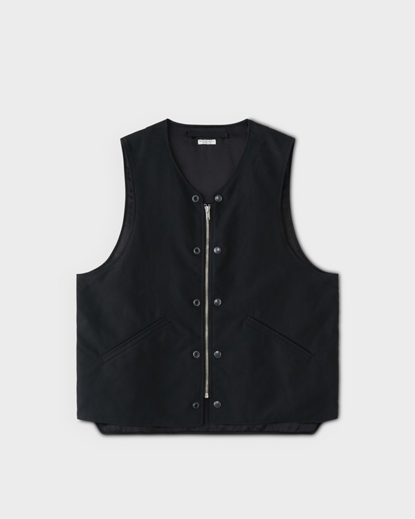 ＜PHIGVEL＞フィグベルA,R,C KNITTING VEST PHIGVEL フィグベル｜DOUBLE CLOTH FIELD VEST ダブルクロス
