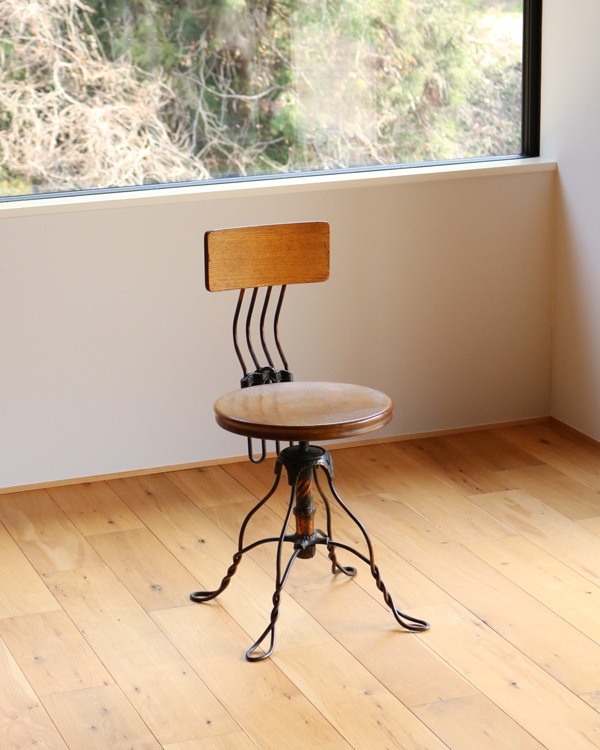 ��TONK MFG. CO.�� Twisted Wire Office Stool / c.1910�á�TONK MFG. CO.�� �ĥ����ƥåɥ磻�䡼 ���ե������ġ����1910ǯ����