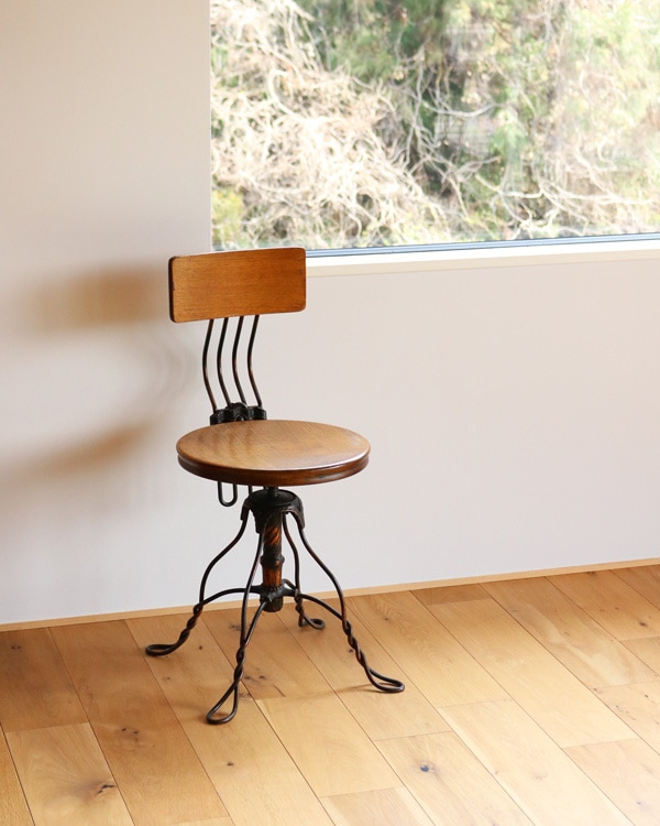 ��TONK MFG. CO.�� Twisted Wire Office Stool / c.1910�á�TONK MFG. CO.�� �ĥ����ƥåɥ磻�䡼 ���ե������ġ����1910ǯ����