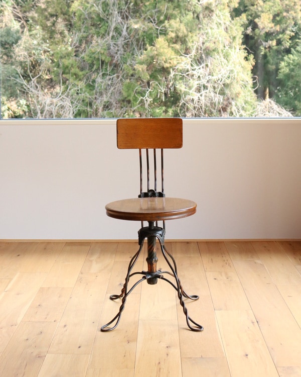 ��TONK MFG. CO.�� Twisted Wire Office Stool / c.1910�á�TONK MFG. CO.�� �ĥ����ƥåɥ磻�䡼 ���ե������ġ����1910ǯ����