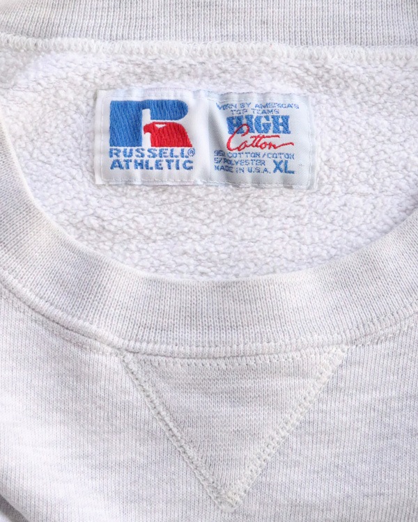 Vintage 90s Heather Gray RUSSELL ATHLETIC 