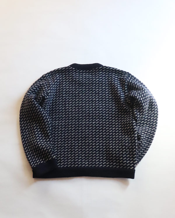 Vintage 80s Navy L.L.BEAN Birdseye Wool Sweater (M)