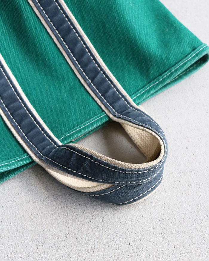 Vintage 80s Green L.L.BEAN Deluxe Tote (S)