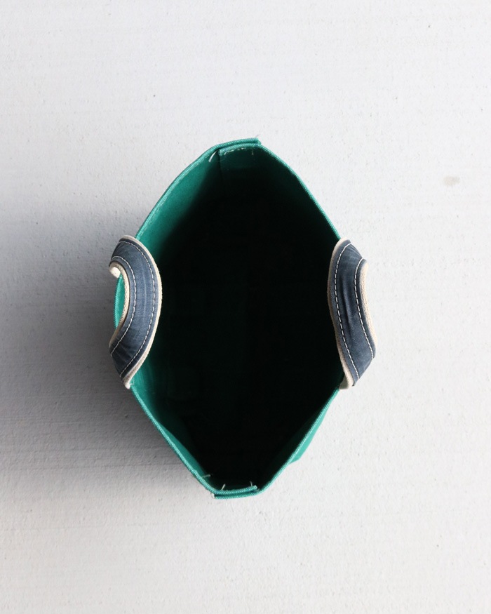 Vintage 80s Green L.L.BEAN Deluxe Tote (S)