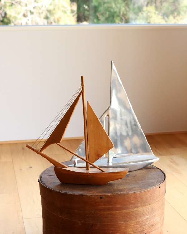 Aluminum Sailboot Sculpture / 1970s�å���ߥ˥������Υ�����ܡ��ȥ�����ץ��㡼��1970ǯ���