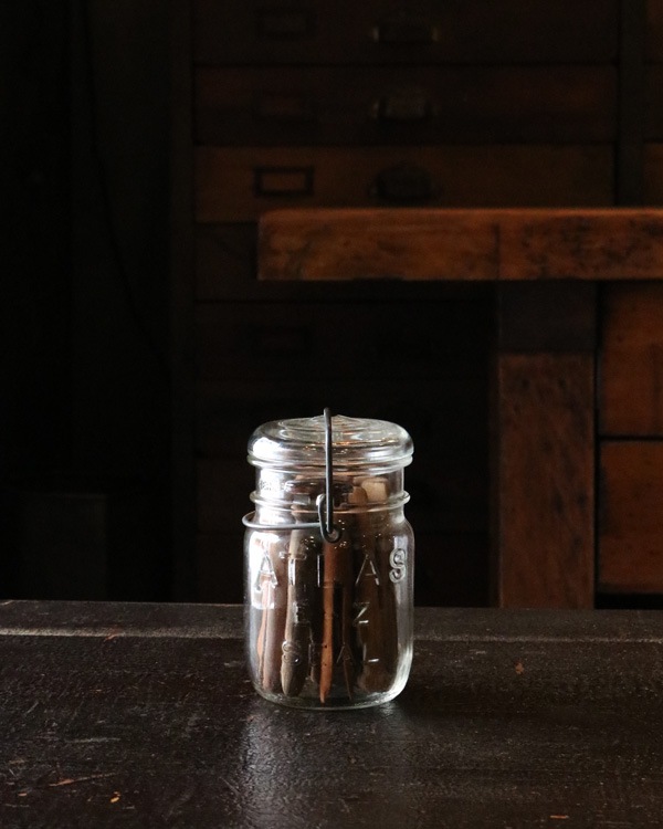 Glass Jar & Cloth Pinsåԥȥ饹㡼Υå