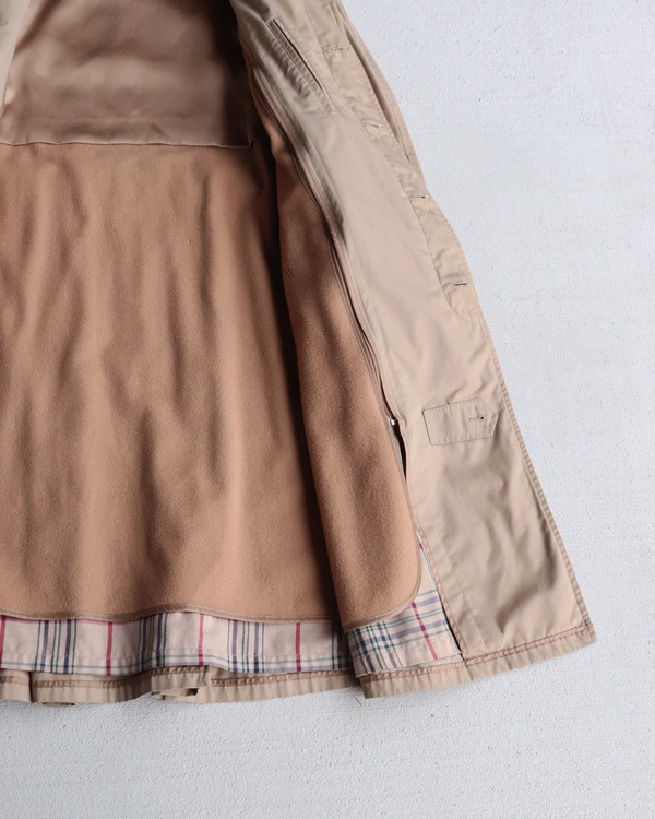 Vintage 80s Tan BROOKS BROTHERS Trench Coat (M)