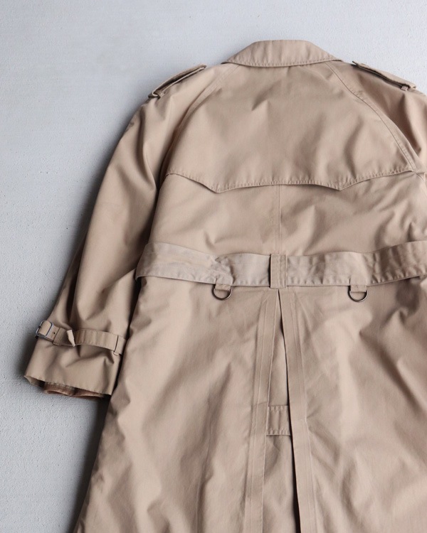 Vintage 80s Tan BROOKS BROTHERS Trench Coat (M)