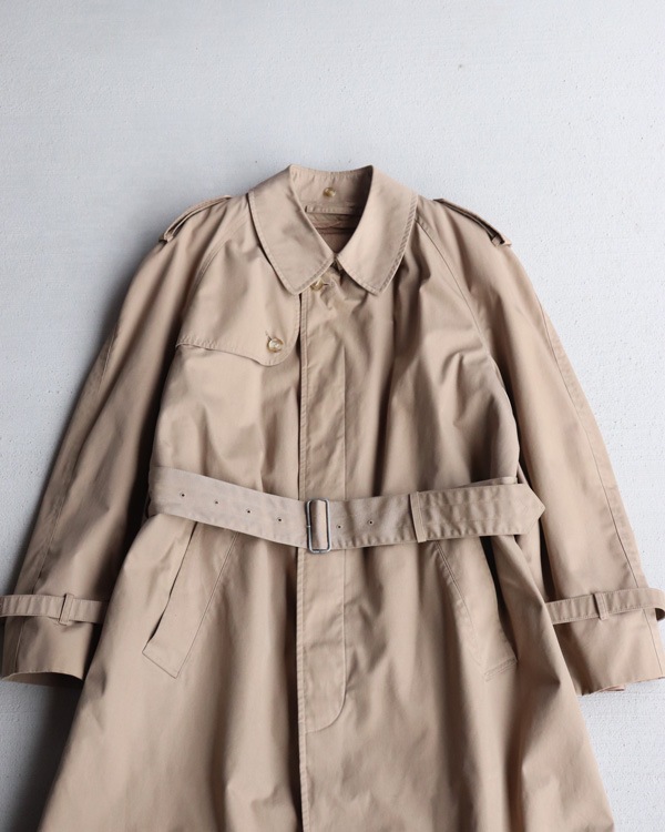 Vintage 80s Tan BROOKS BROTHERS Trench Coat (M)
