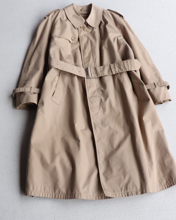 Vintage 80s Tan BROOKS BROTHERS Trench Coat (M)