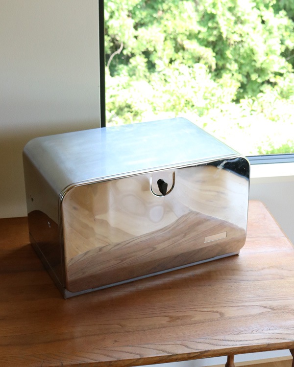 c.1950s ��Pantry Queen�� Aluminum Bread Box��1950ǯ�庢 ��Pantry Queen�� ����ߥ֥�åɥܥå���