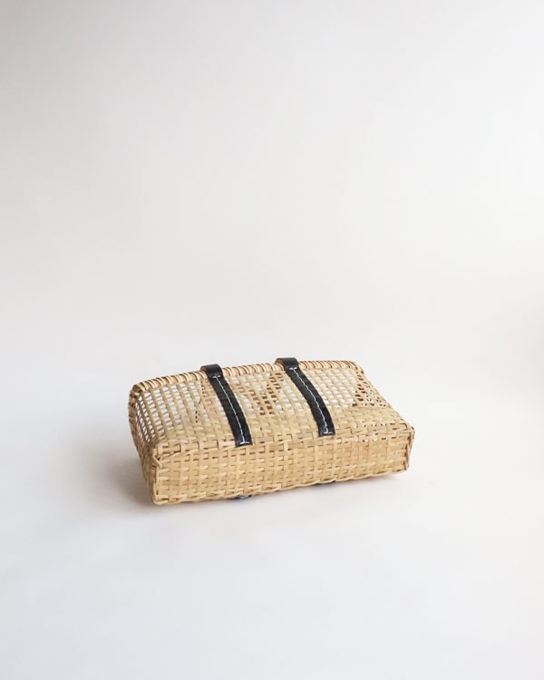 warang wayan(ワランワヤン) amiami革手バスケットブラック L warang wayan ワランワヤン｜amiami革手バスケット ブラック S