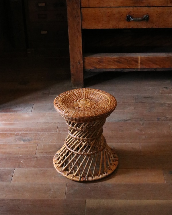 Rattan Round Stool｜ラタン ラウンドスツール