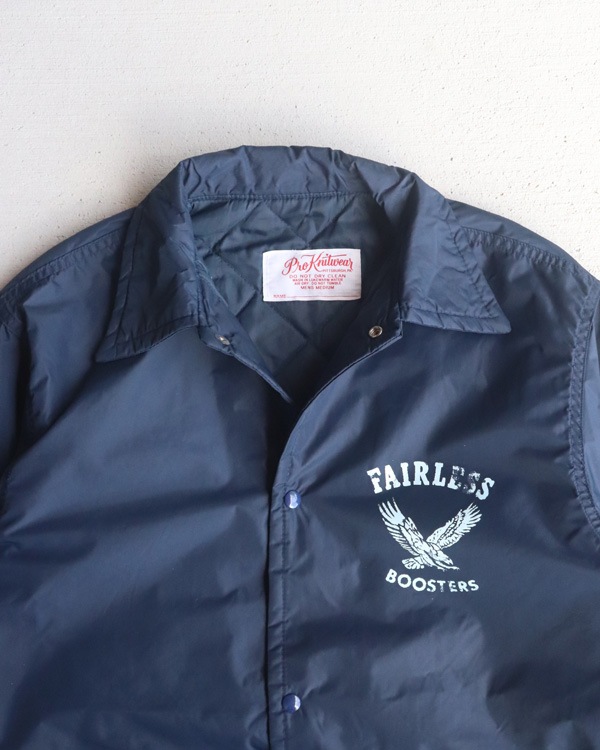 Vintage 70s Navy Pro Knitwear Coach Jacket (M)