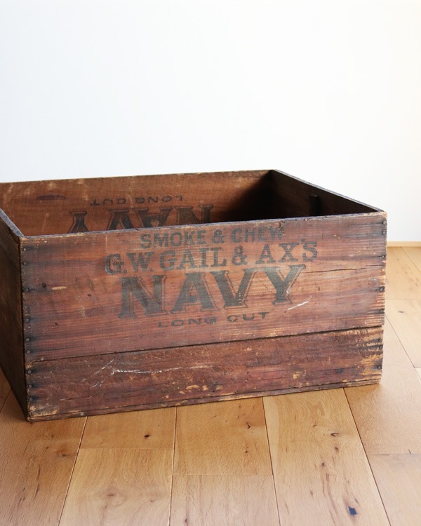 "NAVY" Wood Box��"NAVY" ���åɥܥå���