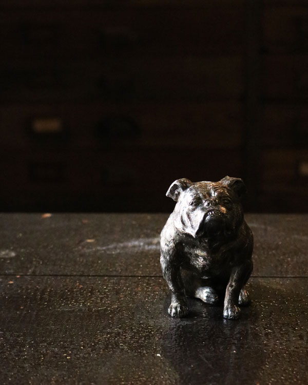 Bulldog Ornament Silver�å֥�ɥå������ʥ��� ����С�