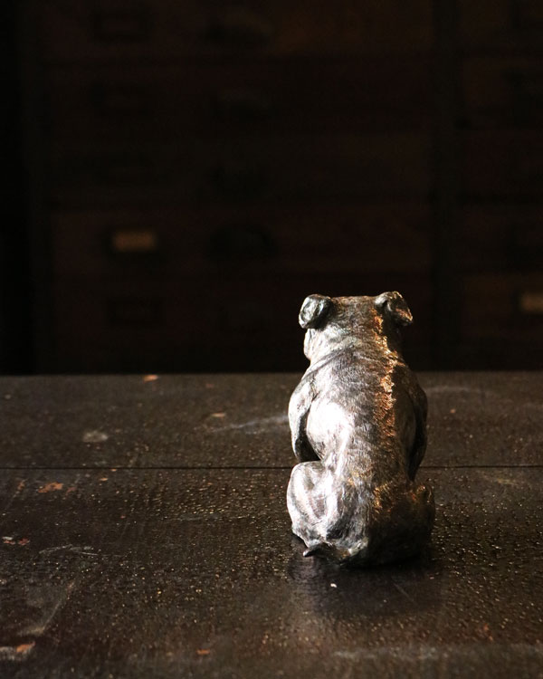Bulldog Ornament Silver�å֥�ɥå������ʥ��� ����С�