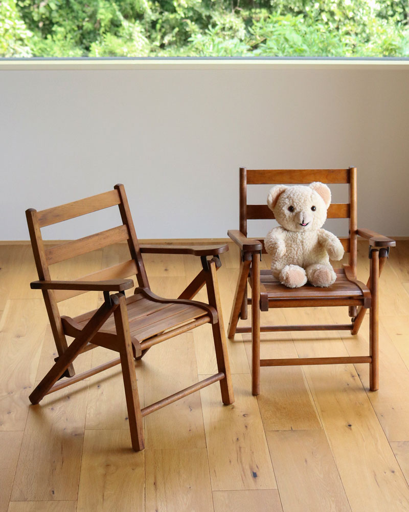 c.1940s “PARIS MFG. CO.” Children's Folding Arm Chair｜1940年代頃