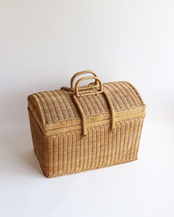 ラタンピクニックバスケット Large｜Rattan Picnic Basket Large