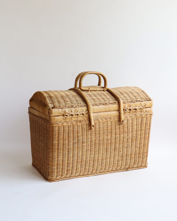 ラタンピクニックバスケット Large｜Rattan Picnic Basket Large