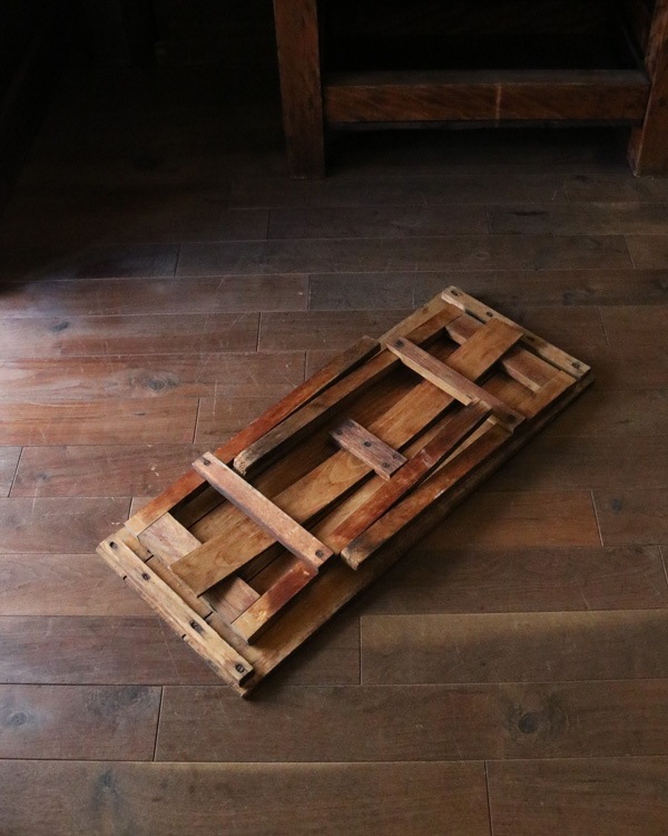 Folding Wood Table｜折り畳み木製テーブル