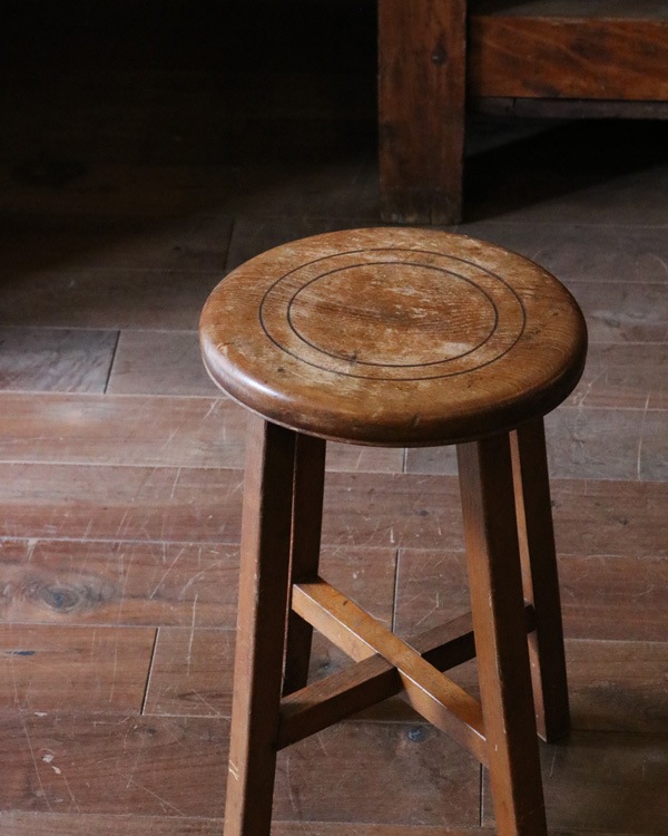 Wooden Round Stool RS-61｜木製ラウンドスツール RS-61