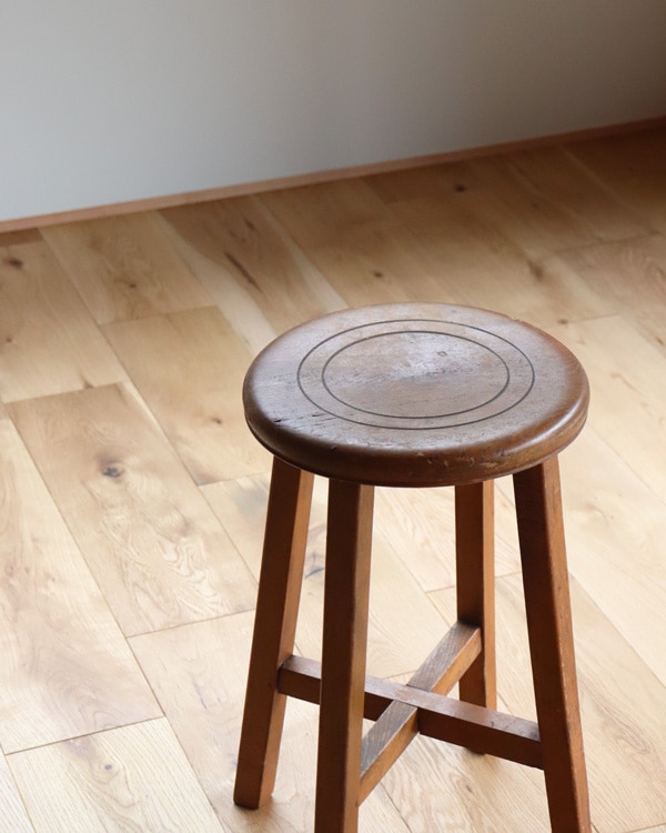 Wooden Round Stool RS-61｜木製ラウンドスツール RS-61