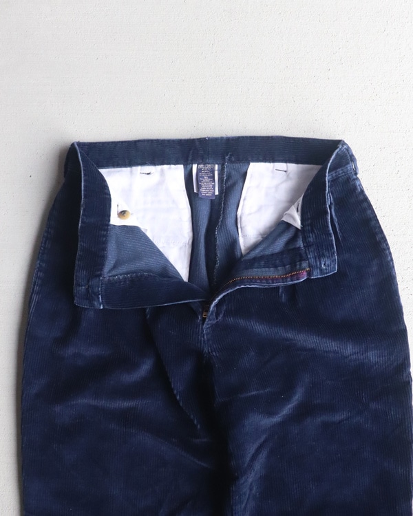 Vintage 90s Navy LANDS'END Corduroy Trousers (30x30)