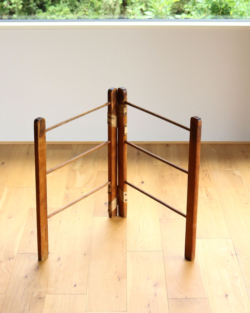 c.1940s Wooden Folding Drying Rack｜1940年代頃 木製