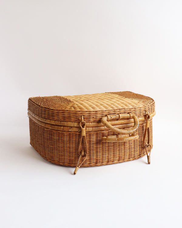 Rattan Picnic Basket Trunk JB-005｜ラタン ピクニックバスケット