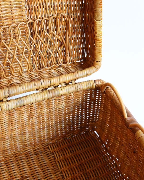 Rattan Picnic Basket Trunk JB-005｜ラタン ピクニックバスケット