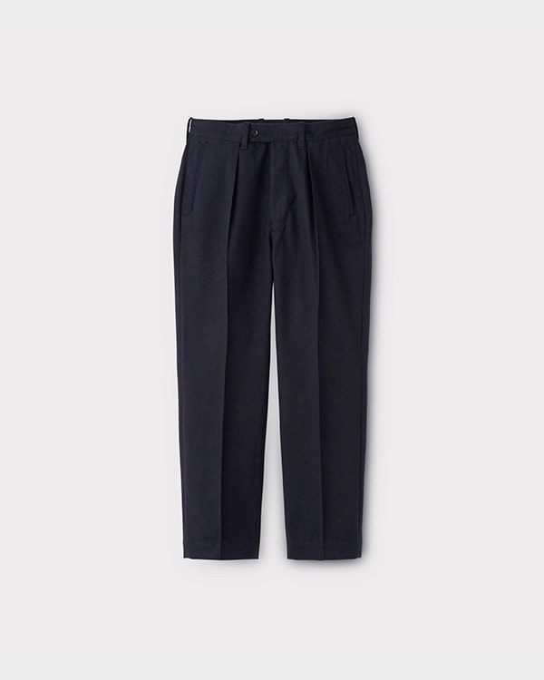 PHIGVEL ե٥C/W PIN TUCK TROUSERS åȥ󥦡 ԥ󥿥åȥ饦BLACK NAVY