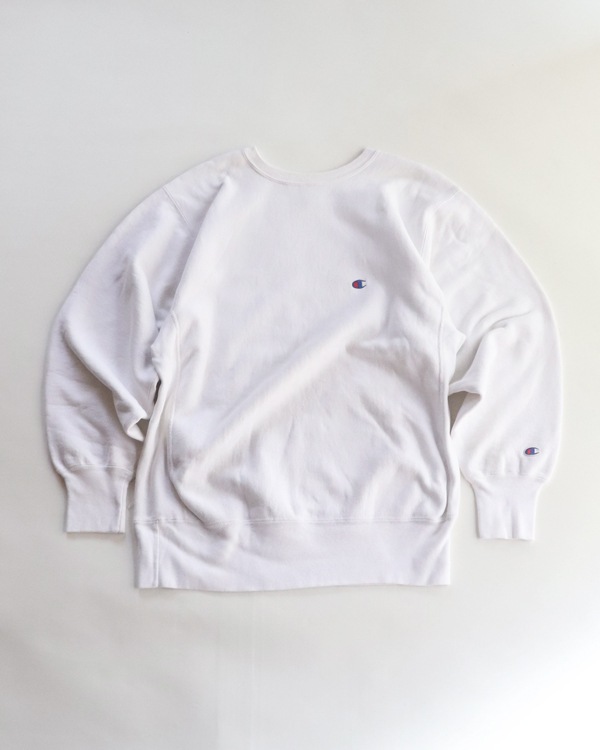Vintage 90s White CHAMPION Reverse Weave Crewneck (XL)