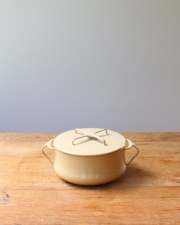 Dansk Enamelware Cream Casserole�å��󥹥� ���ʥ�륦���� ���꡼�७�㥻������
