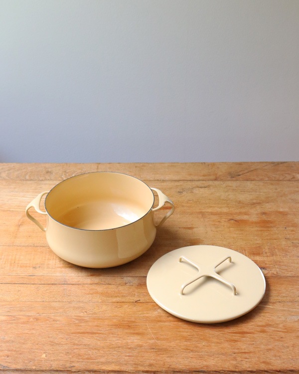 Dansk Enamelware Cream Casserole�å��󥹥� ���ʥ�륦���� ���꡼�७�㥻������