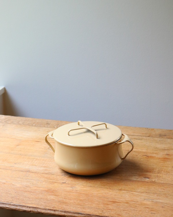 Dansk Enamelware Cream Casserole�å��󥹥� ���ʥ�륦���� ���꡼�७�㥻������