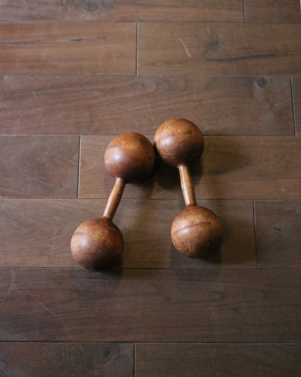 Wooden Dumbbell Pair｜木製ダンベル