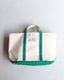 Vintage 90s Green L.L.BEAN Canvas Tote (L)