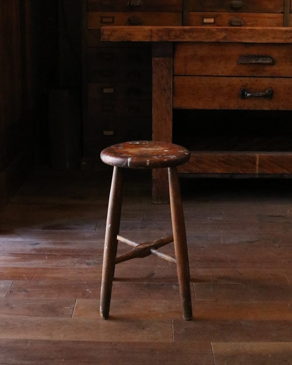 Wooden Round Stool｜木製ラウンドスツール RS-30