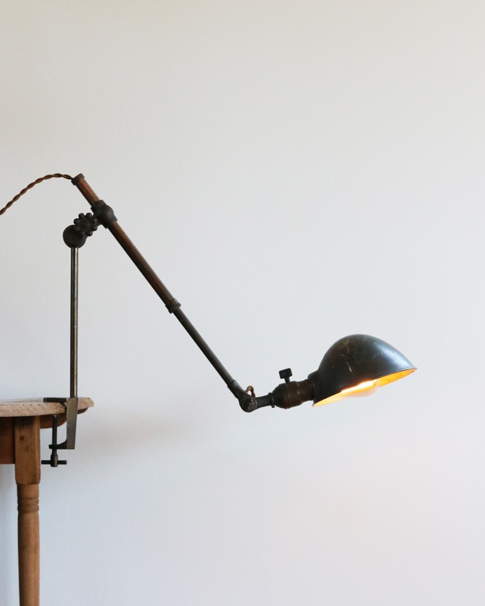 "O.C.WHITE" Telescope Clamp Lamp��O.C.WHITE�ҤΥƥ쥹�����ץ����ץ���