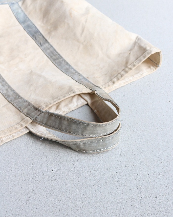 Vintage 80s Faded Navy L.L.BEAN Canvas Tote (L)