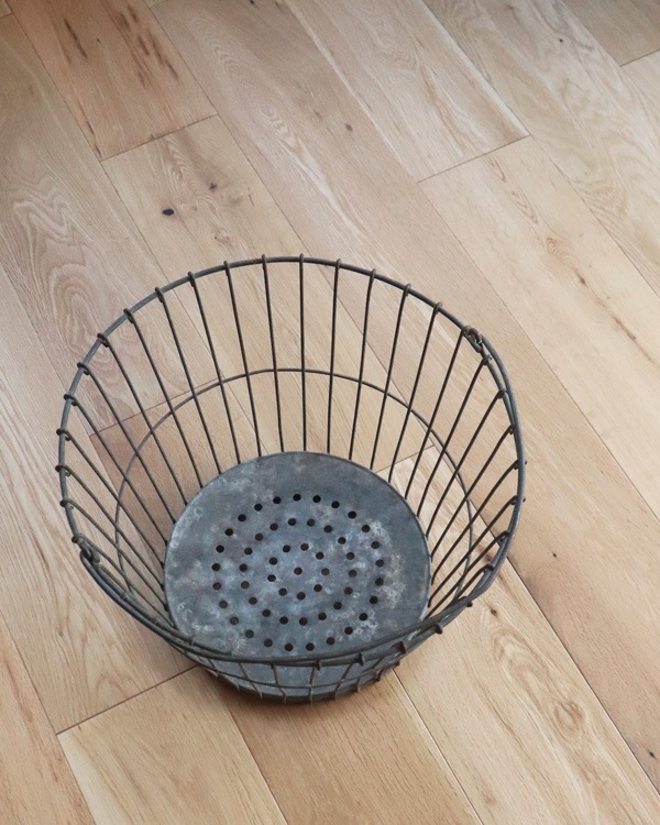 トリ型ワイヤーエッグバスケット ワイヤーバスケット Tralle Wire Oval Basket M スチール