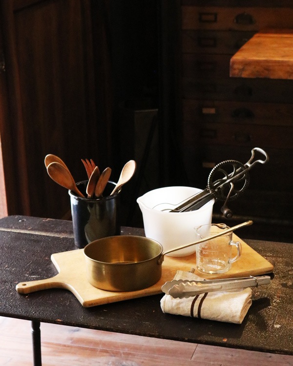 Brass Pan L｜真鍮製の鍋 L