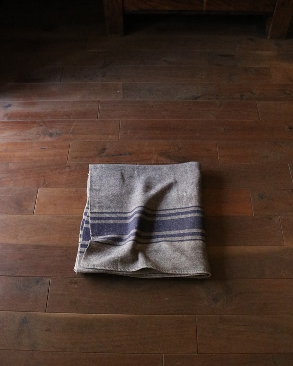 Gray & Blue Wool Blanket｜グレー&ブルー ウールブランケット