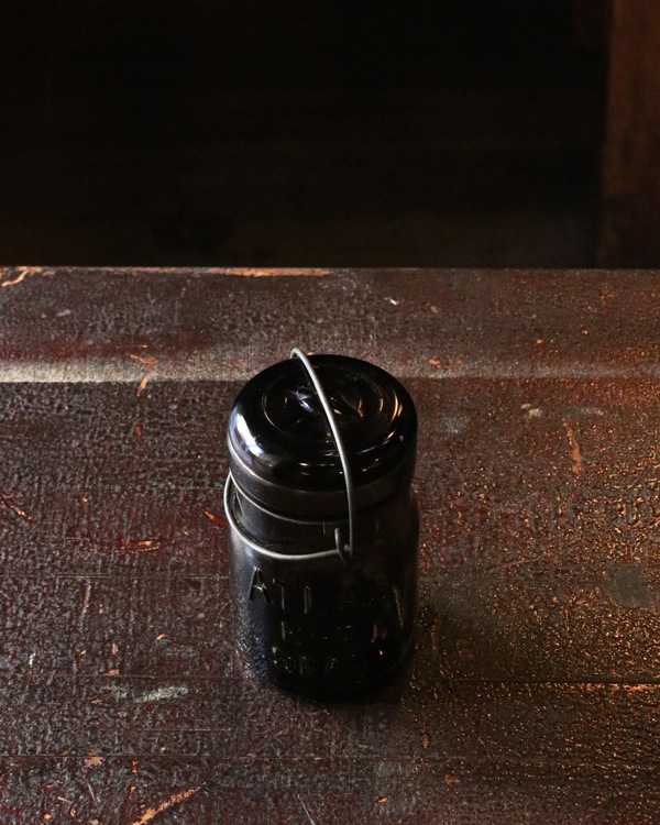 "ATLAS" Mason Jar Brown GJ-007"ATLAS" ᥤ󥸥㡼 ֥饦 L GJ-007