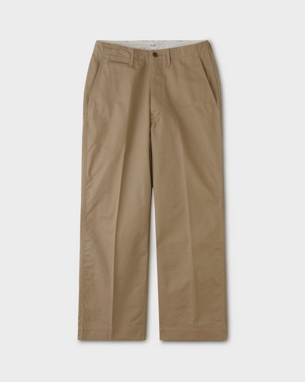 PHIGVEL ե٥OFFICER TROUSERS "401" WIDE եȥ饦 磻 KHAKI BEIGE