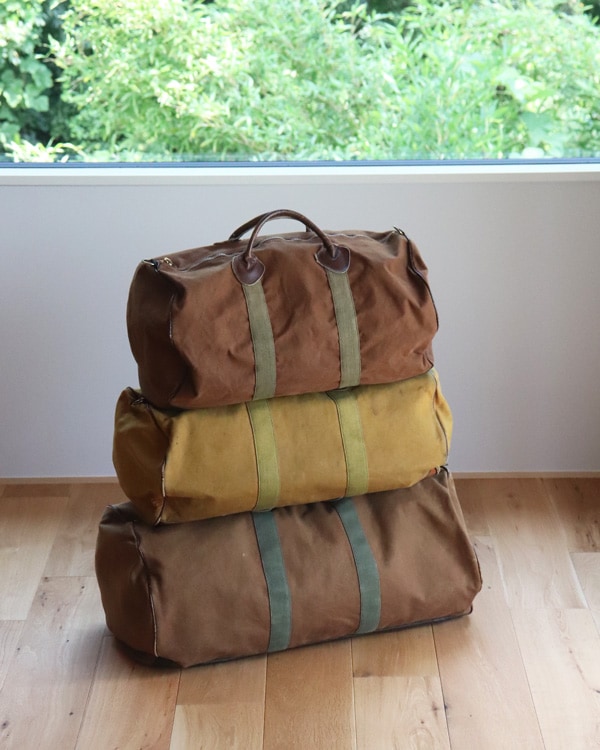 80'S LL Bean キャンバス/レザー ダッフルバッグ ブラウン USA製 80'S L.L.BEAN DUFFLE BAG BROWN/LARGE 80年代 L.L.Bean レザー
