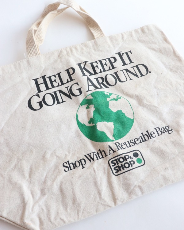 Vintage 90s STOP & SHOP Reuseable Bag