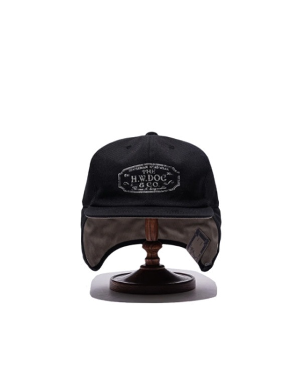 THE H.W.DOG & Co. �� ���������֥�塼 �ɥå�����ɥ�����TRUCKER WINTER CAP �ȥ�å��������󥿡�����åס�BLACK��