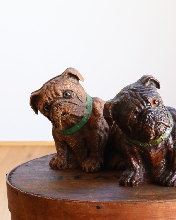 Chalkware Bulldog Ornament A｜チョークウェア ブルドッグオーナメント A